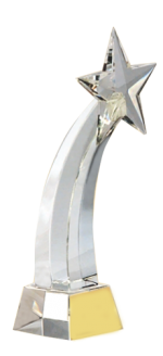 Shooting Star Crystal Trophies Manufacturers – BT 117