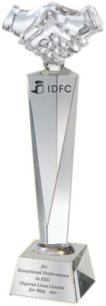 Handshake Crystal Trophies Manufacturers – BT 238