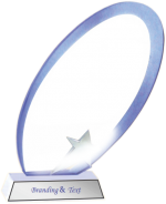 Oval Acrylic Trophies Manufacturers – BT 8470