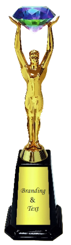 Diamond Wood Metal Trophies Manufacturers – BT 9860