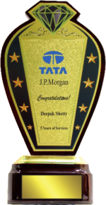 Diamond Wood & Metal Trophies Manufacturers – BT 9872
