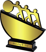 Rolling Wood Metal Trophies Manufacturers – BT 9883