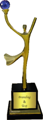 Lady Wood & Metal Trophies Manufacturers – BT 9895
