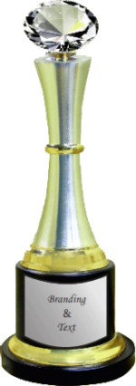 Diamond Wood & Metal Trophies Manufacturers – BT 9911