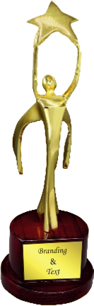 Dancer Wood Metal Trophies Manufacturers – BT 9954