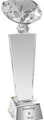 Diamond Crystal Trophies Manufactures - BT 331