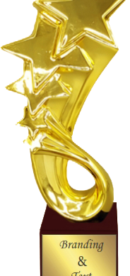 5 Star Resin Trophies - BT 605