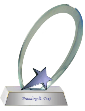 Star Crystal Glass Trophies Manufacturers - BT 7370