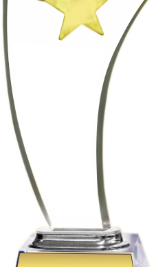 Wave Star Acrylic Trophies Manufactures - BT 8474