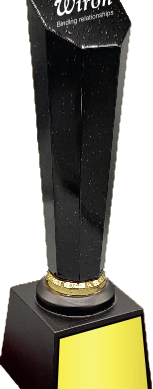 Black Wood Metal Trophies Manufacturers - BT 9949