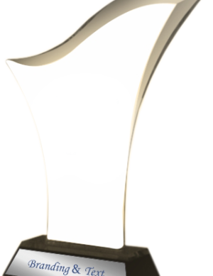 Wave Acrylic Trophies Manufacturers - BT 8419