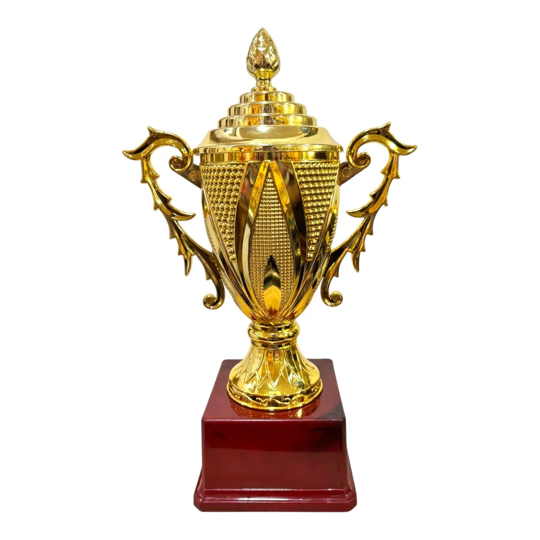 Premium Gold Fiber Big Cup with Etched Bowl