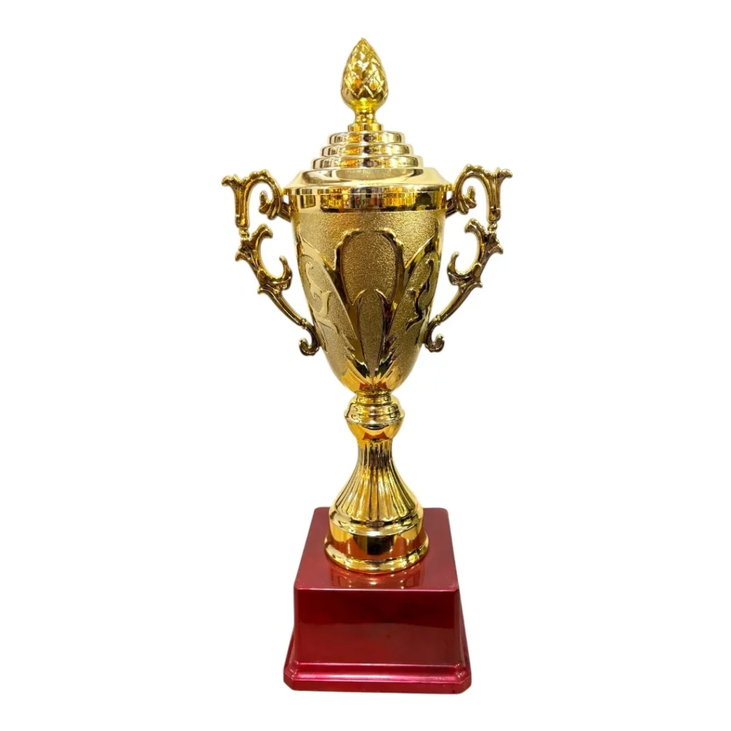 Tall Gold Fiber Big Cup with Five-Size Range