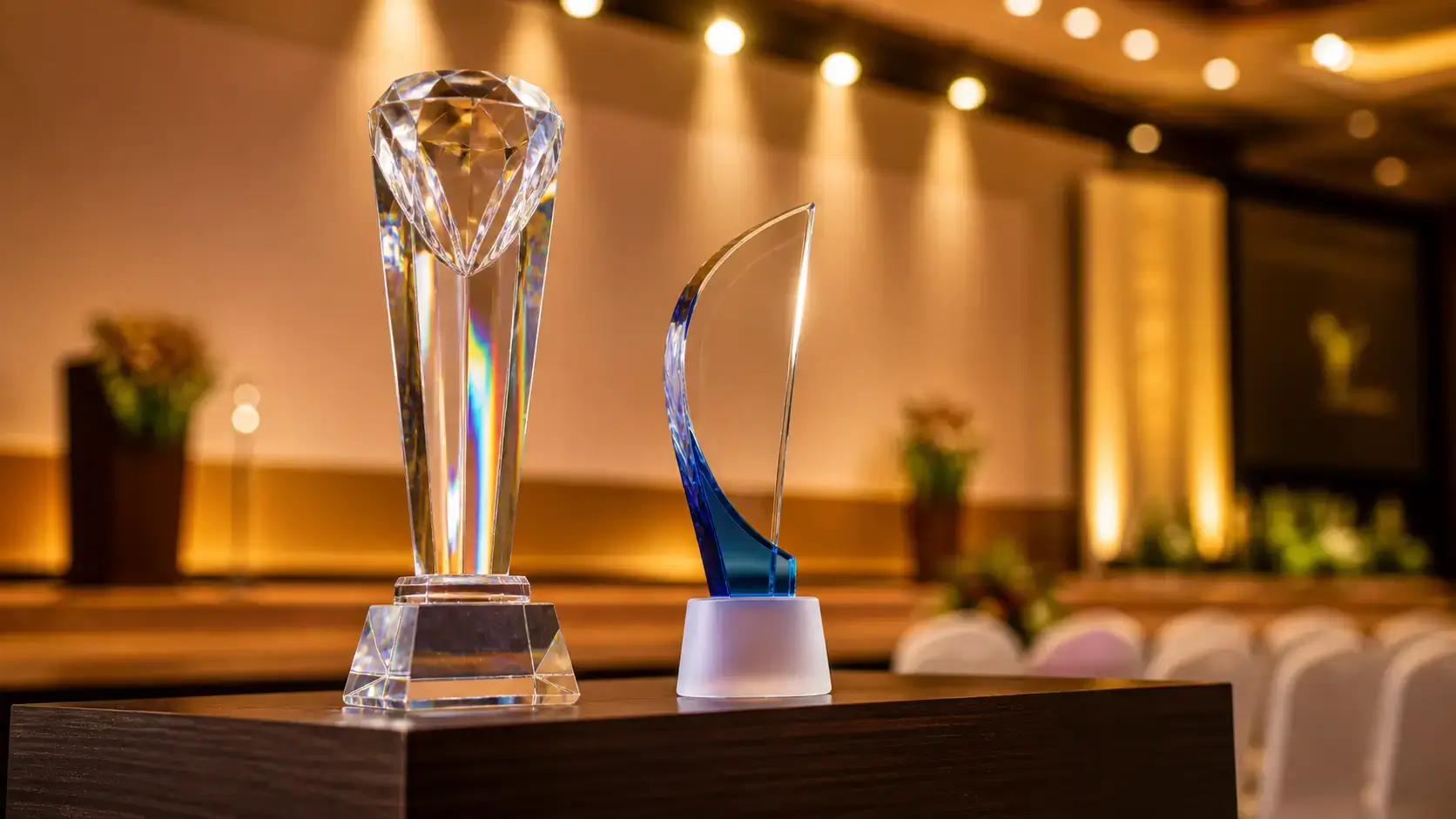 Crystal vs Acrylic Trophy (2)