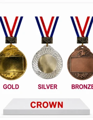 Award medal Premium award trophy standdisplay
