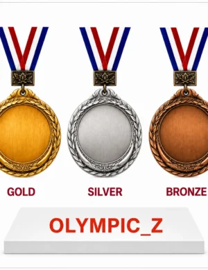 Compact goldWinners medal set and silver medal pair variant