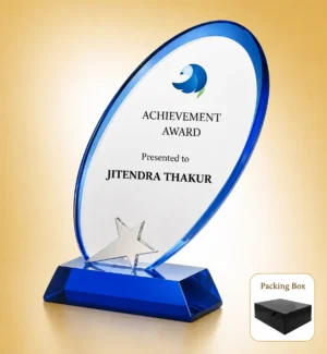 AC-8470 Acrylic Oval Achievement Award