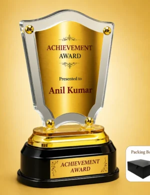 AC-8479 Acrylic Shield Achievement Award