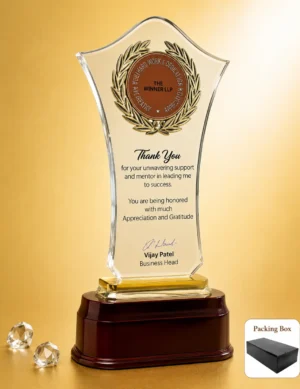 AC-8483 Acrylic Thank You Award