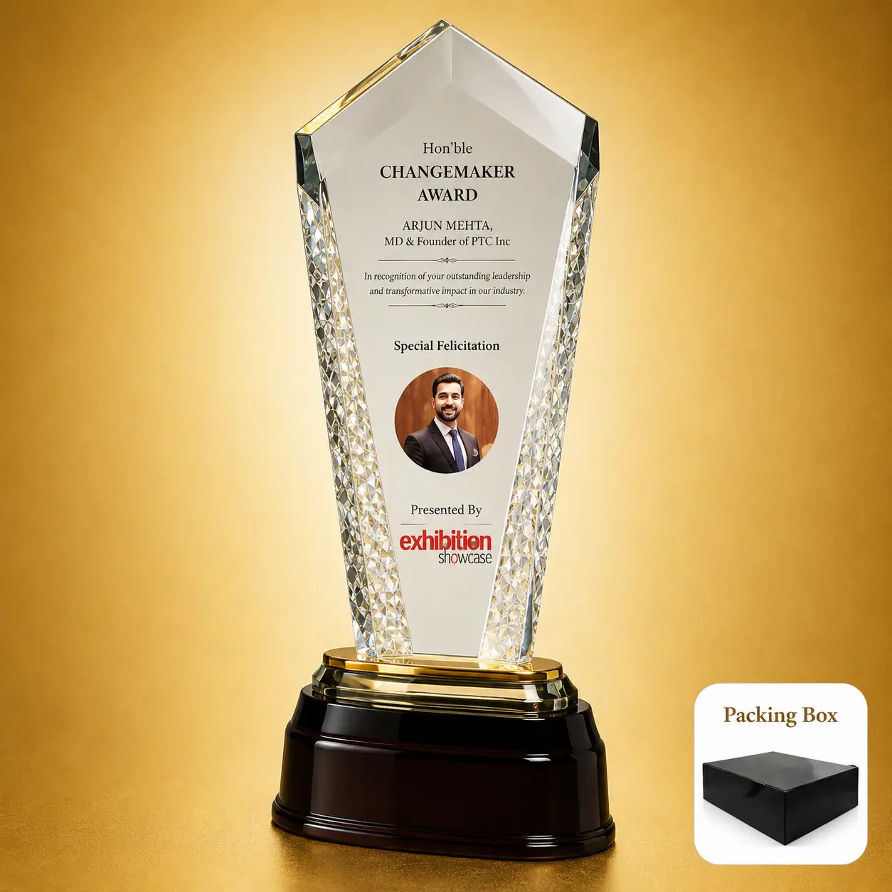 AC-8522 Acrylic Photo Medallion Award
