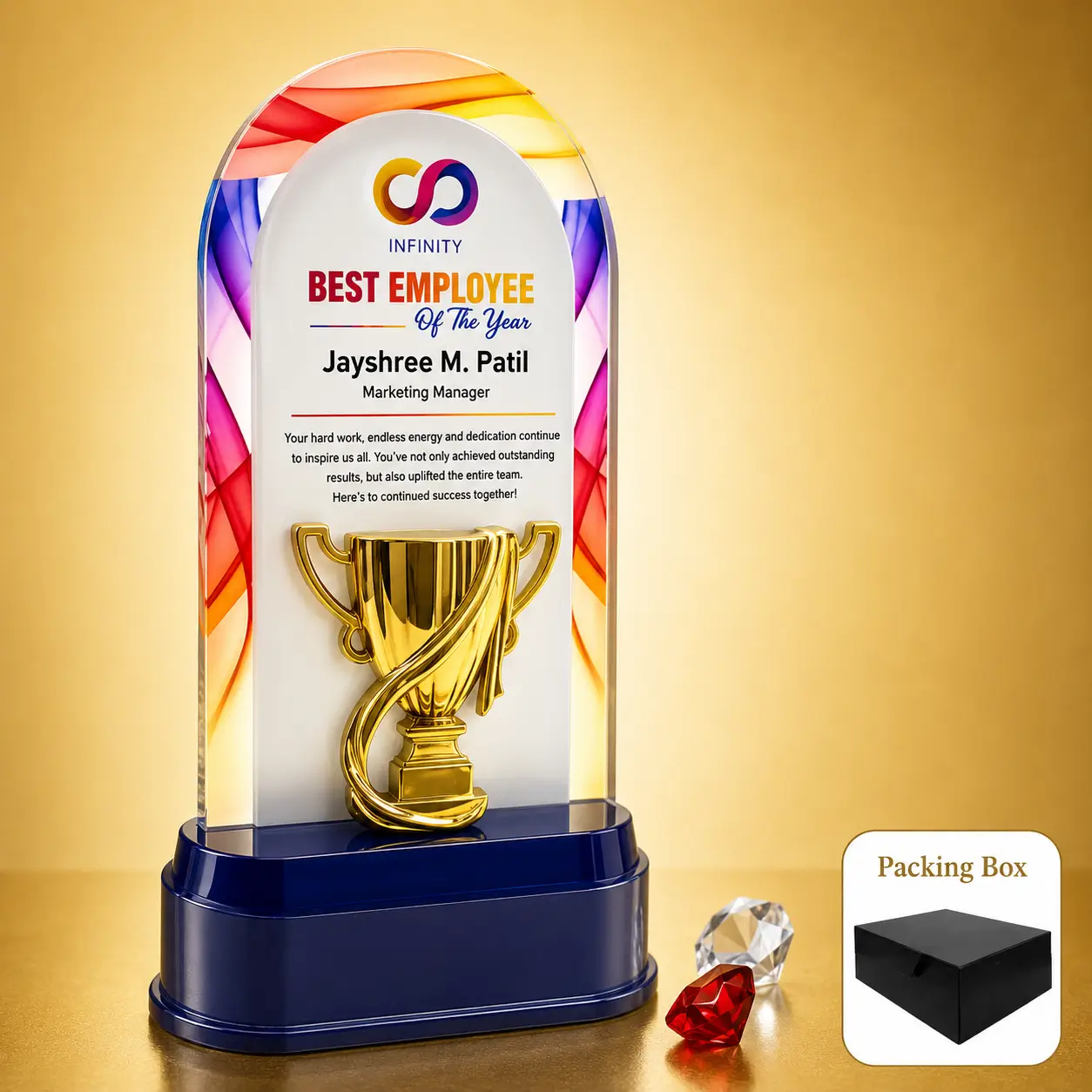 AC-8533 Colourful Acrylic Cup Award