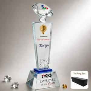 CG-210 Crystal Top Award on Base