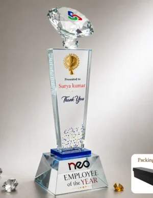 CG-210 Crystal Top Award on Base