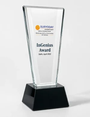 CG-303 Clear Crystal Obelisk Award