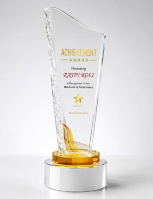 CG-360 Clear Crystal Sail Award