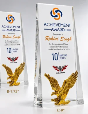 CG-536 Twin Crystal Eagle Award