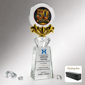 CG-539 Golden Jubilee Crystal Award