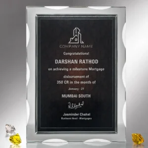 CG-553 Dark Crystal Plaque Award