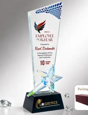 CG-567 Clear Crystal Flame Star Award