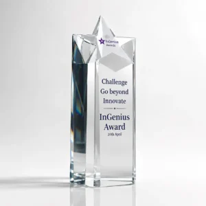 CGXL-01 Clear Crystal Block Award