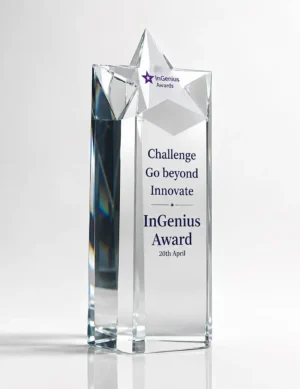 CGXL-01 Clear Crystal Block Award
