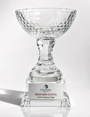 CGXL-02 Clear Crystal Bowl Award