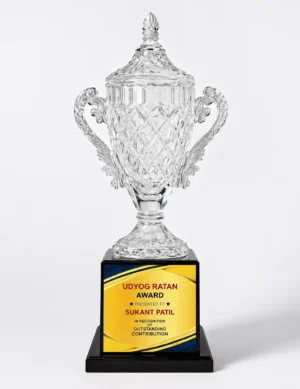 CGXL-05 Ornate Crystal Goblet Trophy