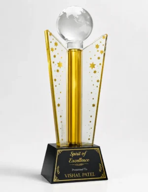 CGXL-06 Clear Crystal Star Column