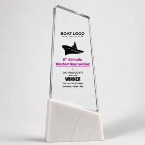 CGXL-14 Clear Crystal Angular Award