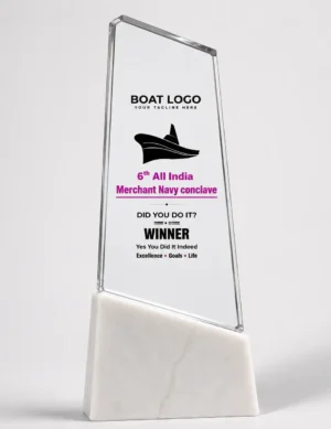 CGXL-14 Clear Crystal Angular Award