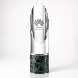CGXL-16 Clear Crystal Petal on Green Base