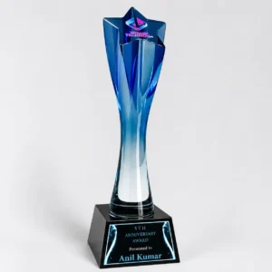 CGXL-22 Blue Star Crystal Award