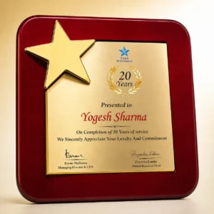 FP-10606 Red Star Plaque