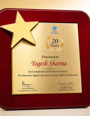 FP-10606 Red Star Plaque
