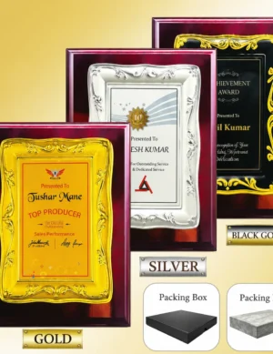 FP-10615 Gold Certificate Frame Plaque