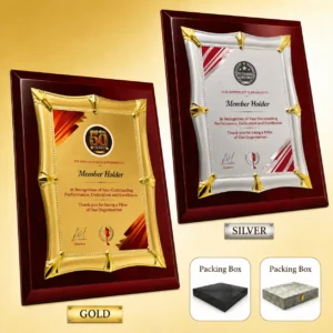 FP-10650 Gold Frame Plaque