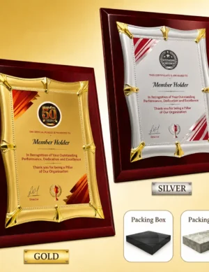 FP-10650 Gold Frame Plaque