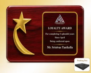 FP-10659 Red Star Loyalty Plaque