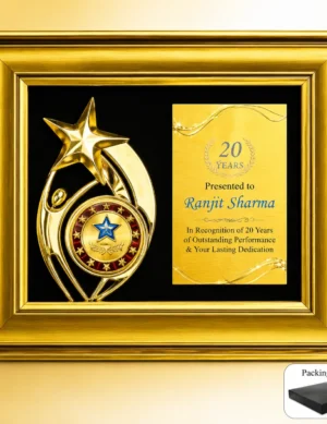 FP-10675 Gold Star Plaque