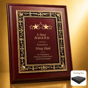 FP-10702 Maroon 5-Star Frame Plaque